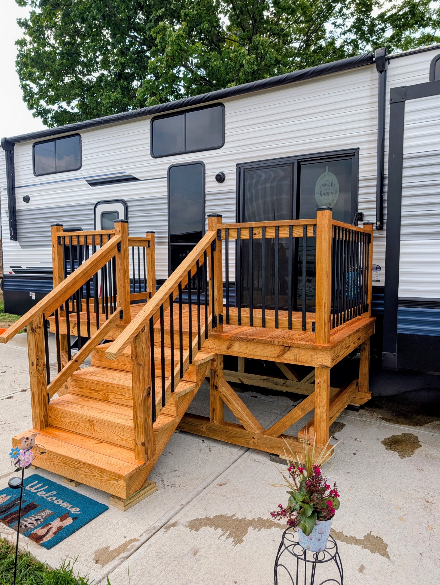 6x10 Cedar Deck