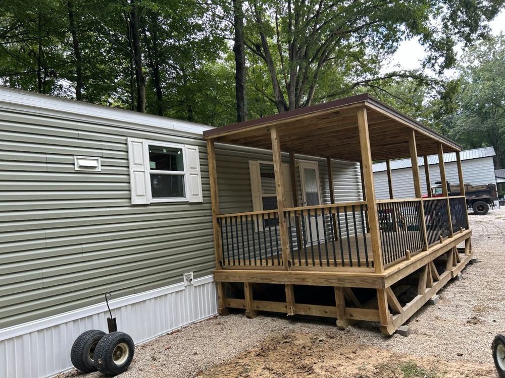TimberCraft 10 x 24 covered deck