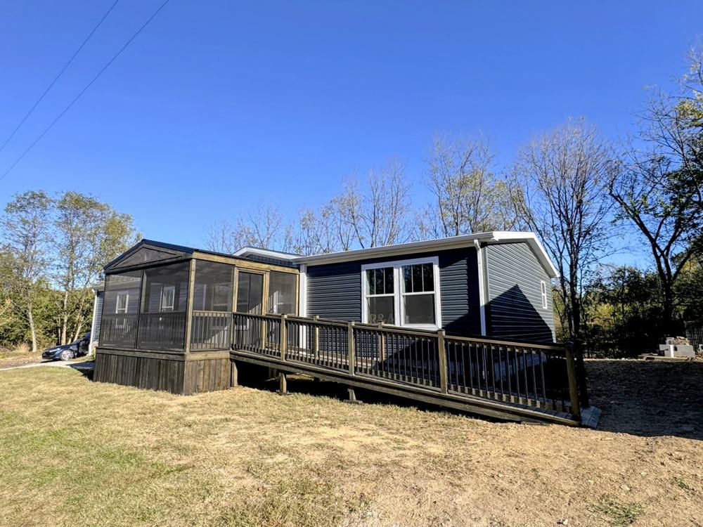 TimberCraft 12' x 16' Gable-Roof Deck with 25 ft Ramp