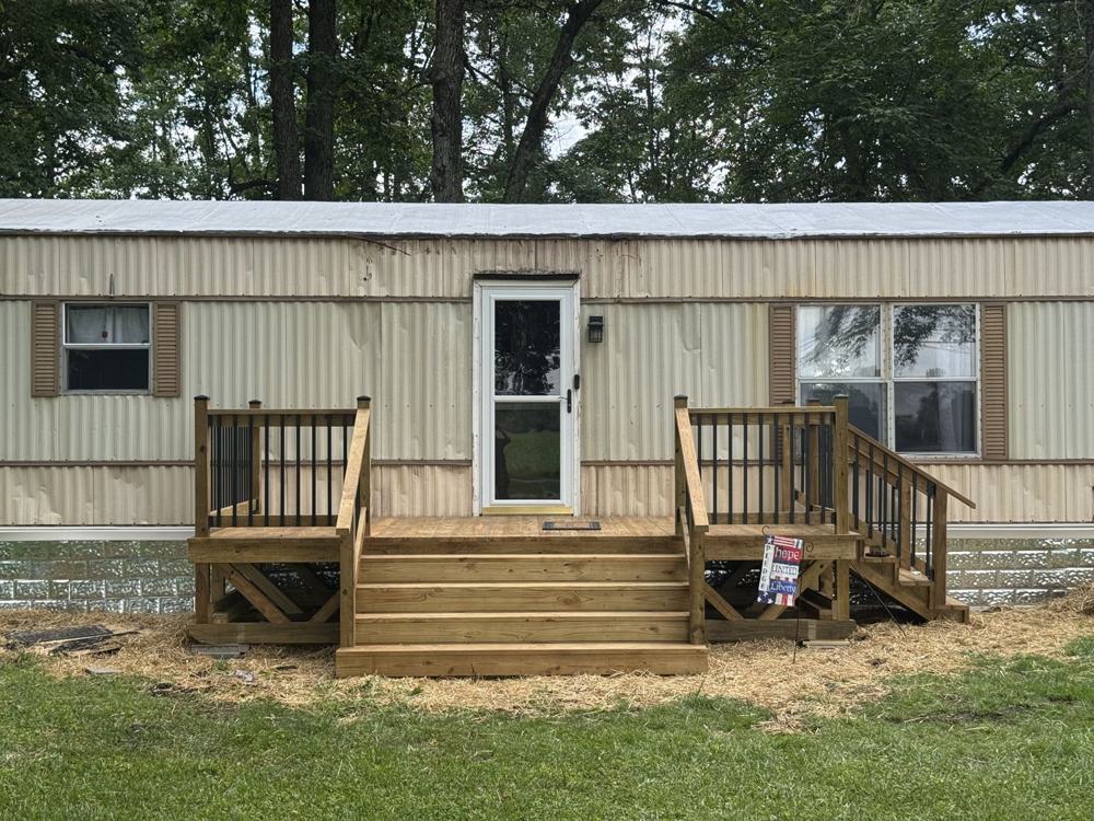 TimberCraft 8' x 16' Deck with Two Sets of Steps
