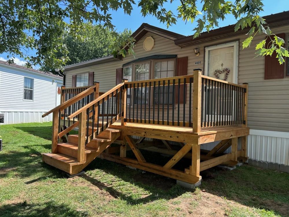 TimberCraft 8' x 26' Mobile Home Deck