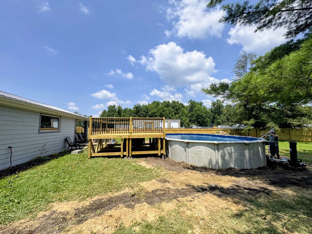 TimberCraft 14' x 14' Pool Deck, 48 in Tall