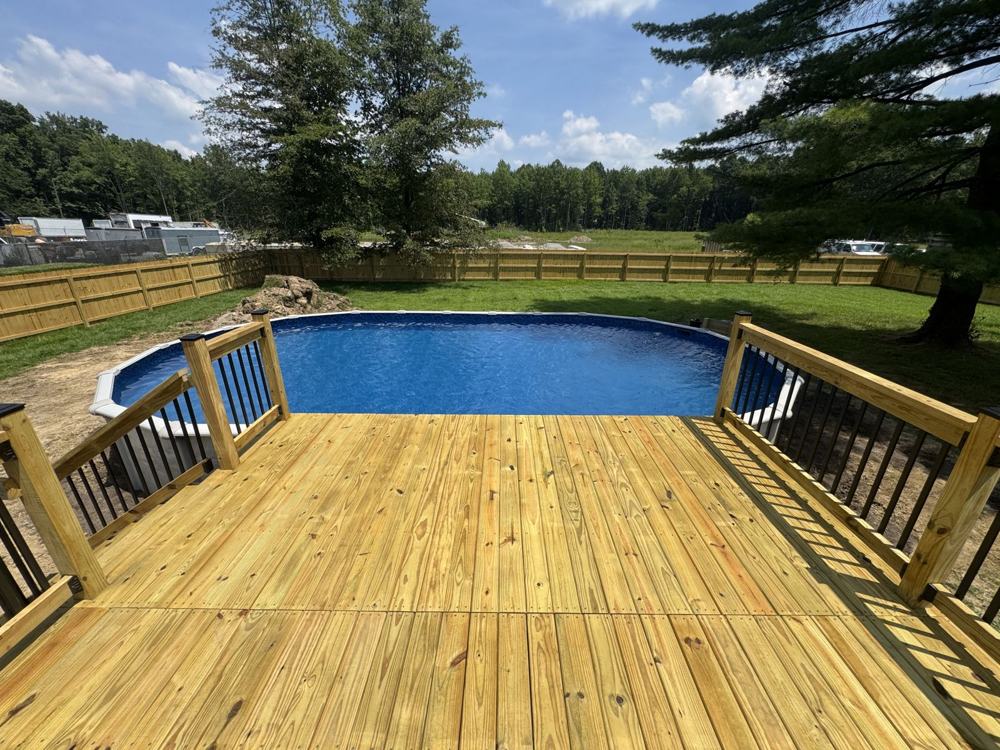 TimberCraft 14' x 14' Pool Deck