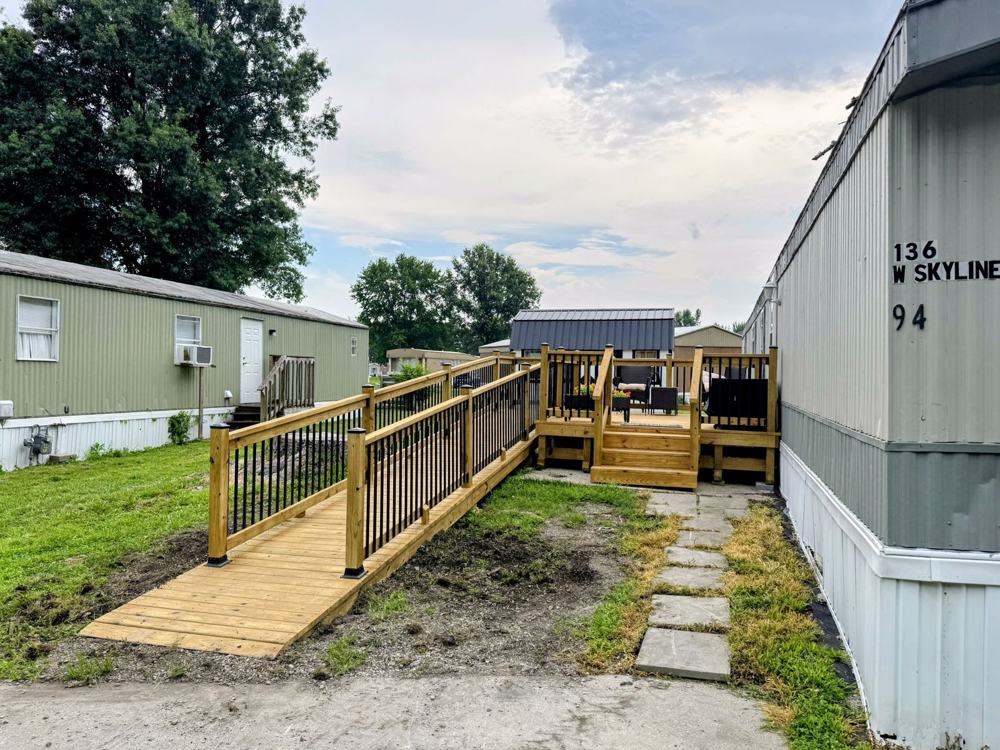 TimberCraft 10' x 12' Deck with 27 ft Ramp