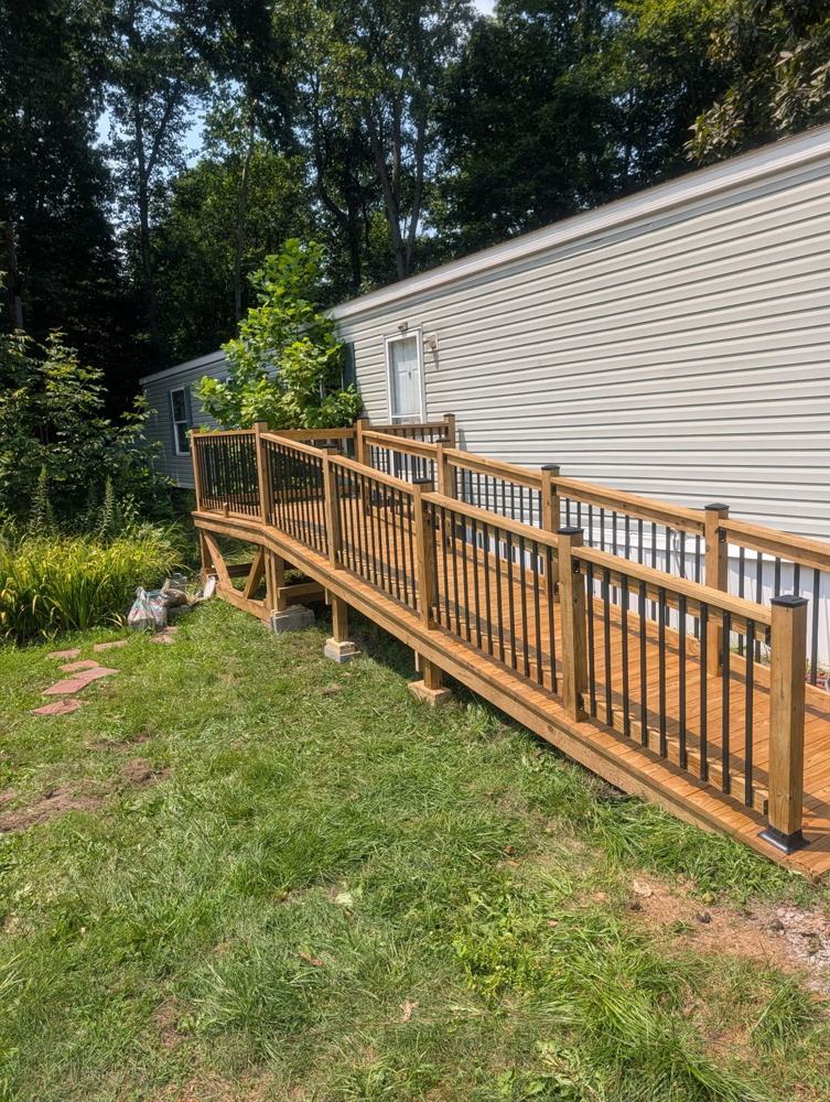 TimberCraft 8' x 8' Deck with 30 ft Ramp