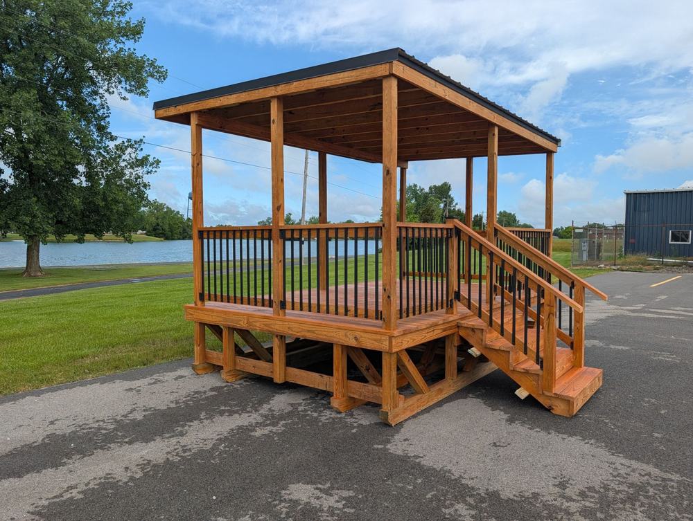 TimberCraft 10' x 16' Covered RV Deck
